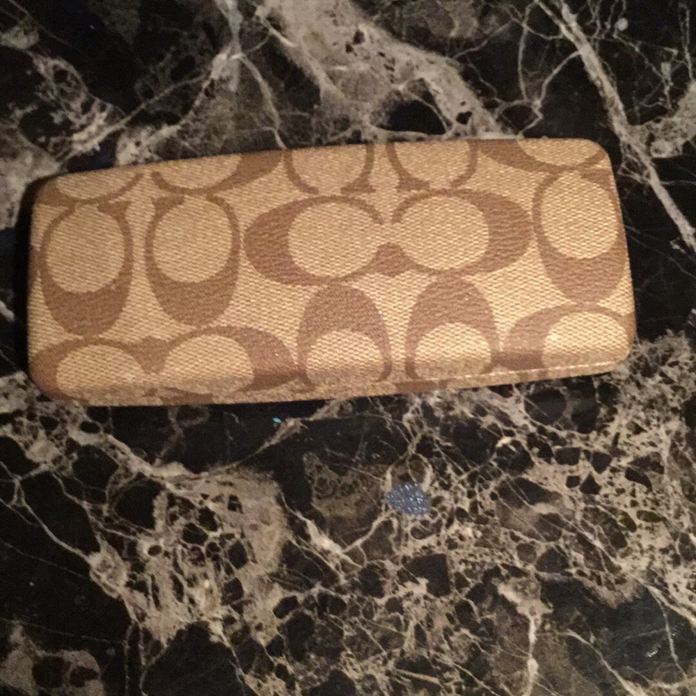 Authentic Coach glasses case